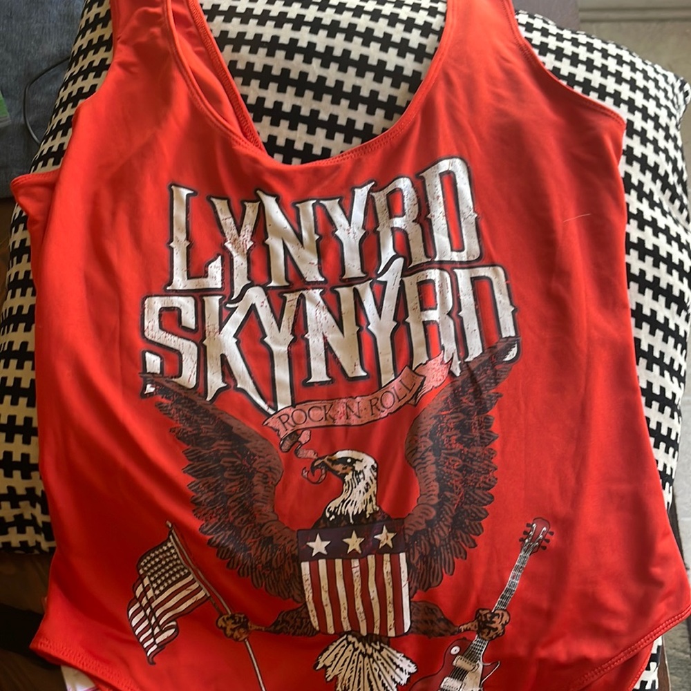 Orange lynyrd skynyrd bathing suit
